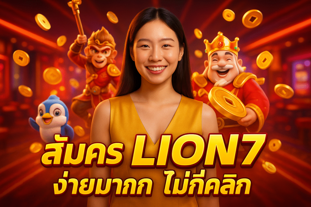 สมัคร LION7 ง่ายมาก ไม่กี่คลิก