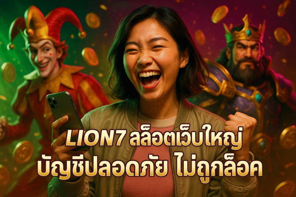 LION7 สล็อตเว็บใหญ่ บัญชีปลอดภัย ไม่ถูกล็อค