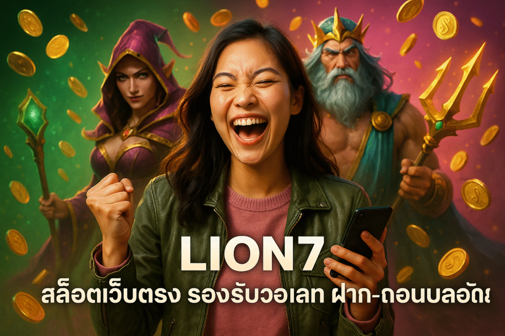 LION7 สล็อตเว็บตรง รองรับวอเลท ฝาก-ถอนปลอดภัย