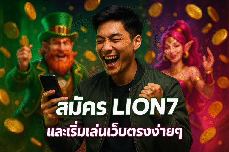 สมัคร LION7 และเริ่มเล่นเว็บตรงง่ายๆ