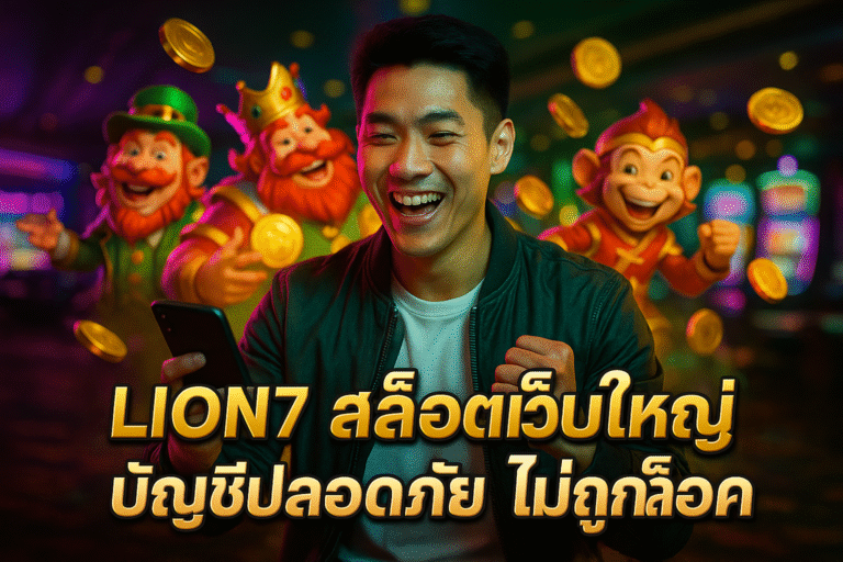LION7 สล็อตเว็บใหญ่ บัญชีปลอดภัย ไม่ถูกล็อค